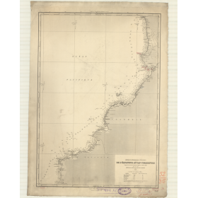 Reproduction carte marine ancienne Shom - 3517 - SAN JUAN (Rivière), EQUATEUR - EQUATEUR,COLOMBIE - pACIFIQUE,AMERIQUE