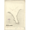 Reproduction carte marine ancienne Shom - 3593 - SOCIETE (îles), MOOREA (île), pAPETOAI (Baie), TERIU (Baie) - pOLYNES