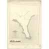Reproduction carte marine ancienne - 3593 - SOCIETE (îles), MOOREA (île), PAPETOAI (Baie), TERIU (Baie) - POLYNESIE FRANCAISE -