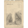 Reproduction carte marine ancienne Shom - 3594 - SOCIETE (îles), TAHITI (Archipel), MOOREA (île), COOK (Baie), pAOPAO