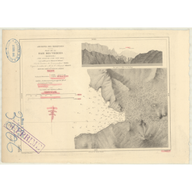 Reproduction carte marine ancienne - 3606 - MARQUISES (îles), FATU-HIVA (île), VIERGES (Baie), HANAVAVE (Baie) - POLYNESIE FRANC
