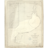 Carte marine ancienne - 3616 - TONQUIN (Golfe), TONKIN (Golfe), PA-KOI (Mouillage), LIEN-CHAU-FU (Rivière) - CHINE - PACIFIQUE -