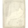 Reproduction carte marine ancienne - 3616 - TONQUIN (Golfe), TONKIN (Golfe), PA-KOI (Mouillage), LIEN-CHAU-FU (Rivière) - CHINE