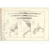 Reproduction carte marine ancienne Shom - 3623 - CALETA MANTANZA - CHILI - pACIFIQUE,AMERIQUE de SUD (Côte Ouest),AMERI