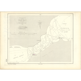 Reproduction carte marine ancienne - 3626 - MANTCHOURIE, OLGA (Baie), BROWN (Chenal) - U.R.S.S. - PACIFIQUE, JAPON (Mer) - (1878