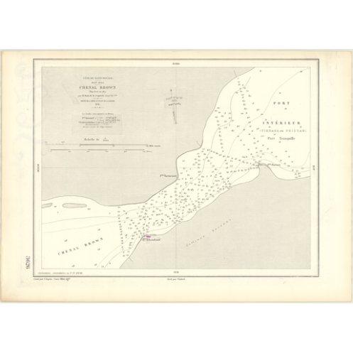 Reproduction carte marine ancienne - 3626 - MANTCHOURIE, OLGA (Baie), BROWN (Chenal) - U.R.S.S. - PACIFIQUE, JAPON (Mer) - (1878 Reproduction carte marine ancienne - 3626 - MANTCHOURIE, OLGA (Baie), BROWN (Chenal) - U.R.S.S. - PACIFIQUE, JAPON (Mer) - (1878