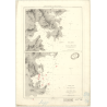 Reproduction carte marine ancienne - 3629 - HONSHU (Côte Sud), KADA (Baie) - NIPON (Côte Sud) - PACIFIQUE, PHILIPPINES (Mer) - (