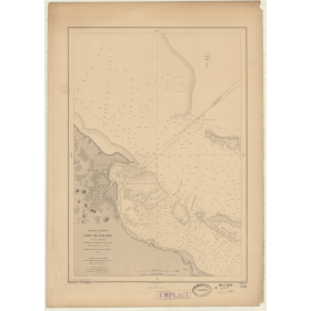 Carte marine ancienne - 3646 - NOUVELLE-CALEDONIE (Côte Est), POUEBO (Port) - PACIFIQUE, CORAIL (Mer) - (1878 - 2008)