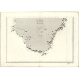 Reproduction carte marine ancienne - 3664 - HONSHU (Côte Sud), KII (Chenal), OWASI (Baie) - JAPON, NIPON (Côte Sud) - PACIFIQUE,