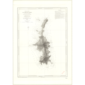 Carte marine ancienne - 3665 - LOBOS DE TIERRA (île) - PEROU - PACIFIQUE, AMERIQUE DU SUD (Côte Ouest), AMERIQUE DU SUD (Côte Ou