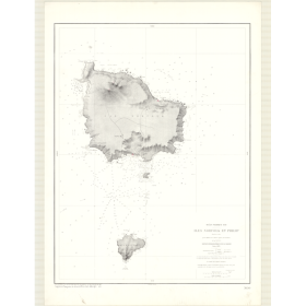 Reproduction carte marine ancienne - 3699 - NORFOLK (île), PHILIP (île) - PACIFIQUE, TASMAN (Mer) - (1879 - ?)