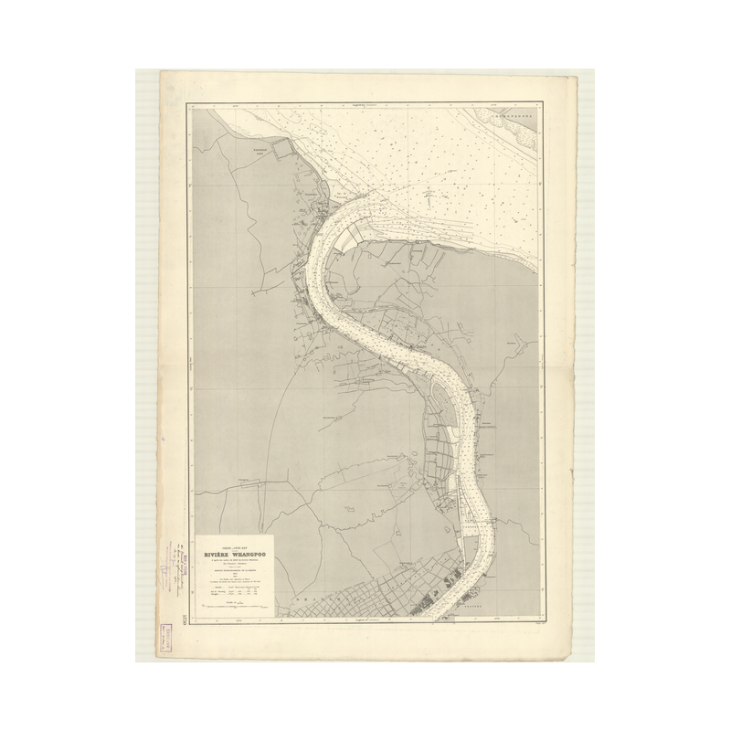 Carte marine ancienne - 5730 - WHANGPOO (Rivière), HUANG P'U CHIANG (Rivière) - CHINE (Côte Est) - PACIFIQUE, CHINE (Mer) - (193