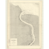 Reproduction carte marine ancienne - 5730 - WHANGPOO (Rivière), HUANG P'U CHIANG (Rivière) - CHINE (Côte Est) - PACIFIQUE, CHINE