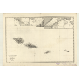 Reproduction carte marine ancienne Shom - 5731 - SAMOA (îles) - pACIFIQUE - (1932 - 1986)