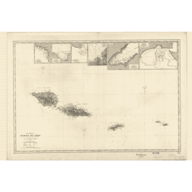 Reproduction carte marine ancienne Shom - 5731 - SAMOA (îles) - pACIFIQUE - (1932 - 1986)