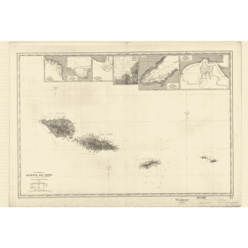 Reproduction carte marine ancienne - 5731 - SAMOA (îles) - PACIFIQUE - (1932 - 1986)