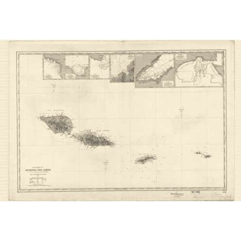 Reproduction carte marine ancienne - 5731 - SAMOA (îles) - PACIFIQUE - (1932 - 1986) Reproduction carte marine ancienne - 5731 - SAMOA (îles) - PACIFIQUE - (1932 - 1986)