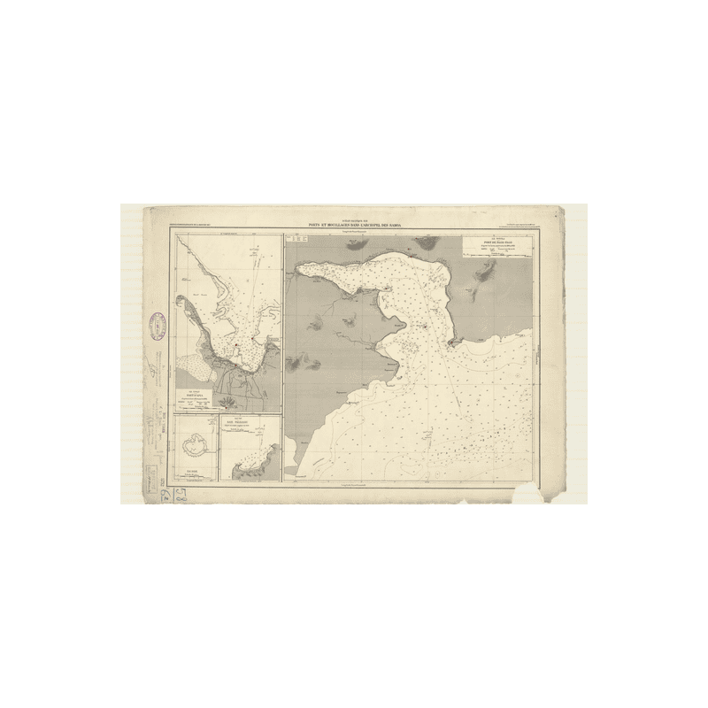 Reproduction carte marine ancienne - 5732 - UPOLU (île), APIA (Port) - SAMOA (îles) - PACIFIQUE - (1932 - 1980)