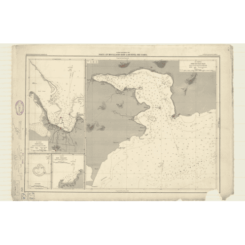 Reproduction carte marine ancienne Shom - 5732 - UPOLU (île), APIA (Port) - SAMOA (îles) - pACIFIQUE - (1932 - 1980)