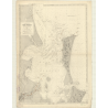 Reproduction carte marine ancienne Shom - 5733 - MORETON (Baie), BRISBANE (Rivière) - pACIFIQUE,TASMAN (Mer),AUSTRALIE