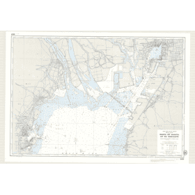 Reproduction carte marine ancienne Shom - 6457 - HONSYU (Côte Sud), HONSHU (Côte Sud), ISE (Golfe), NAGOYA (Port), YOK