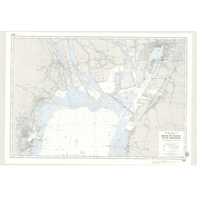 Reproduction carte marine ancienne - 6457 - HONSYU (Côte Sud), HONSHU (Côte Sud), ISE (Golfe), NAGOYA (Port), YOKKAITI (Port) -