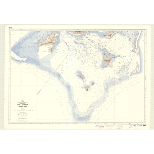 Reproduction carte marine ancienne - 6462 - TUAMOTU (Archipel), GAMBIER (îles) - POLYNESIE FRANCAISE - PACIFIQUE - (1974 - ?) Reproduction carte marine ancienne - 6462 - TUAMOTU (Archipel), GAMBIER (îles) - POLYNESIE FRANCAISE - PACIFIQUE - (1974 - ?)