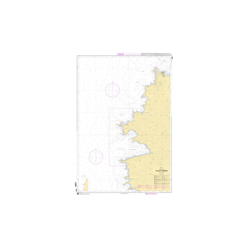 Shom G - 7050G - De Calvi à Cargèse