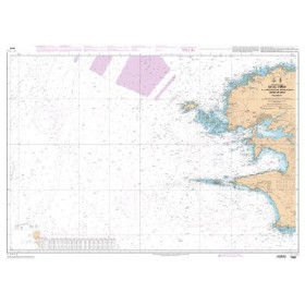 Shom Z - 7066Z - De l'île Vierge à la Pointe de Penmarc'h - Abords de Brest