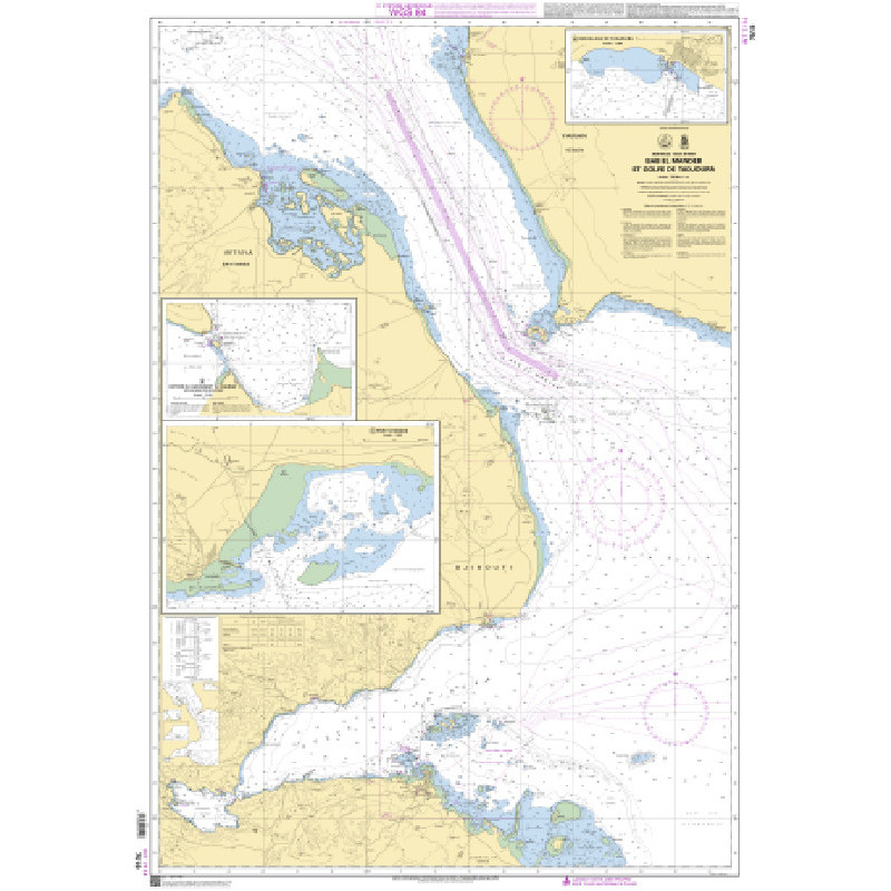 Shom Raster Géotiff - 7519 - Bab el Mandeb et Golfe de Tadjoura