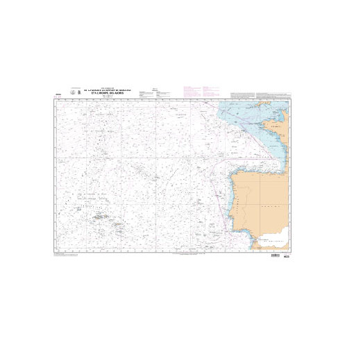 Shom Raster Géotiff - 6623 - De La Manche au détroit de Gibraltar et à l'archipel des Açores Shom Raster Géotiff - 6623 - De La Manche au détroit de Gibraltar et à l'archipel des Açores