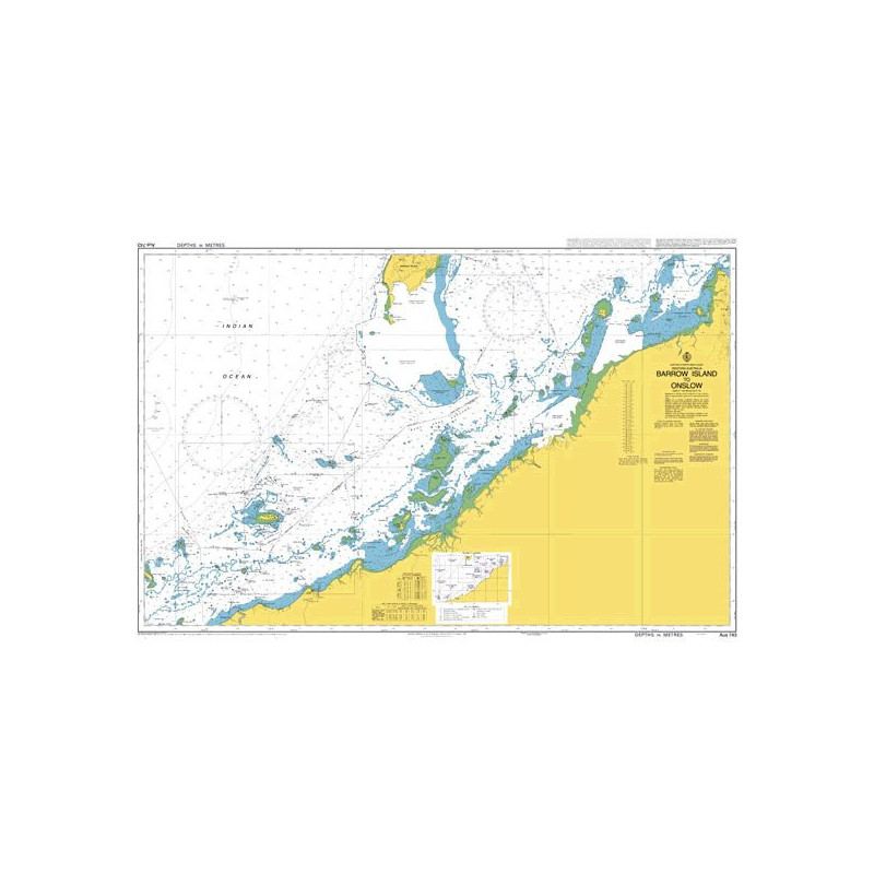 Australian Hydrographic Office - AUS743 - Barrow Island to Onslow