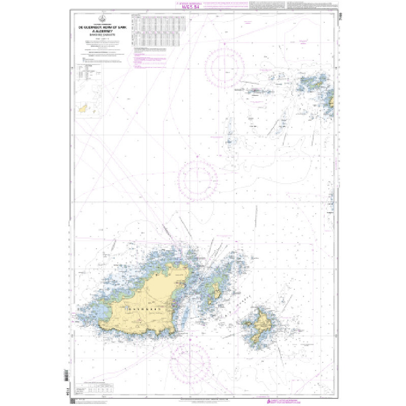 Shom Raster Géotiff - 7159 - De Guernsey, Herm et Sark à Alderney - Bancs des Casquets