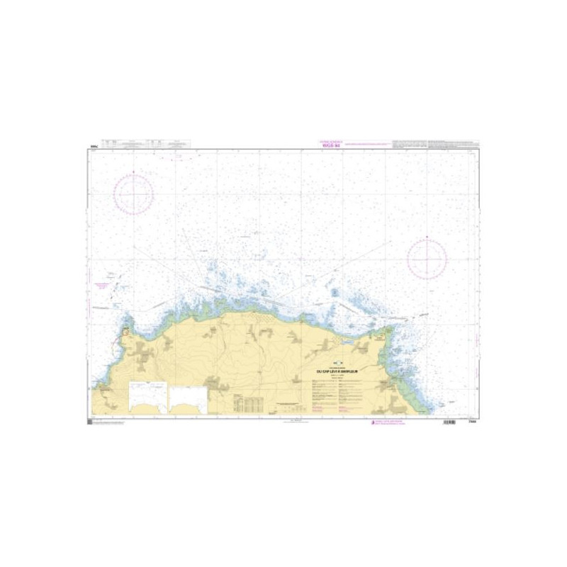 Shom Raster Géotiff - 7444 - De cap Lévi à Barfleur