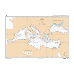 Shom Raster Geotiff - 7081 - INT 300 - (fac-similé de la carte IT 360) - Mer Méditerranée et Mer Noire