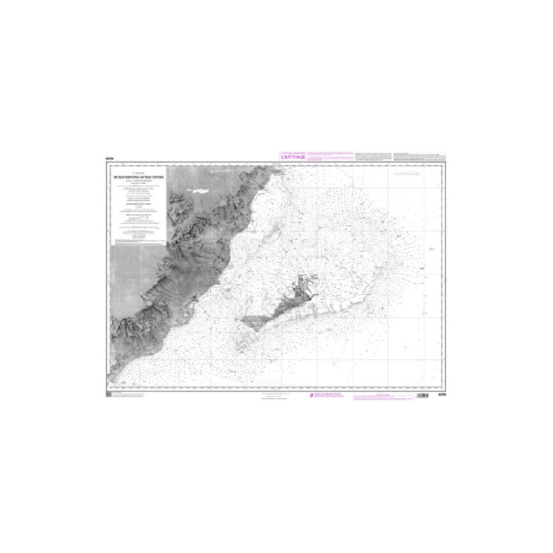 Shom Raster Géotiff - 4235 - De Ras Kapudia au Ras Ungha (Iles et bancs Kerkenah)