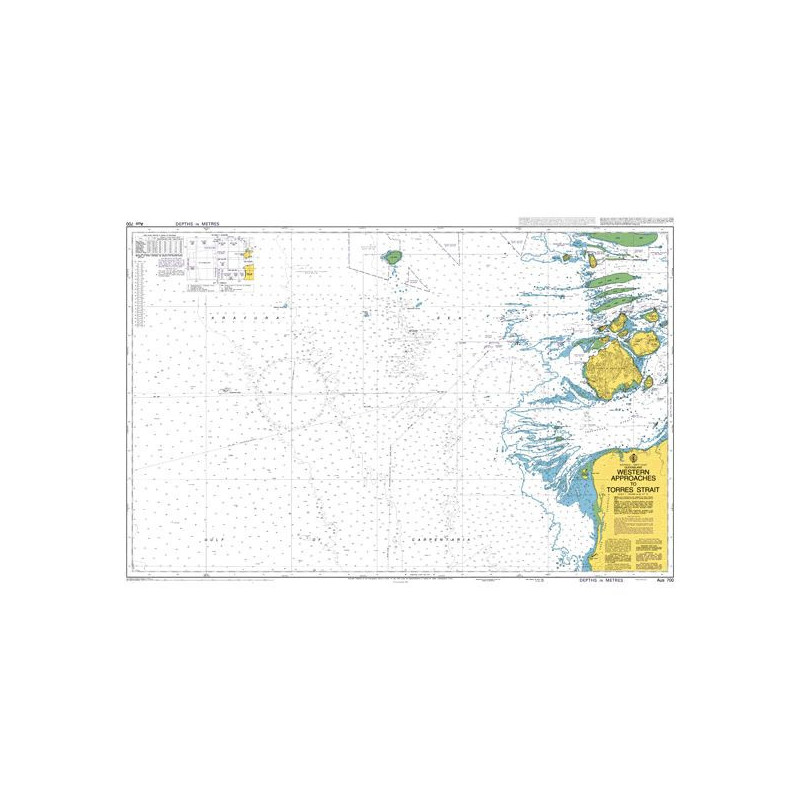 Australian Hydrographic Office - AUS700 - Western Approaches to Torres Strait