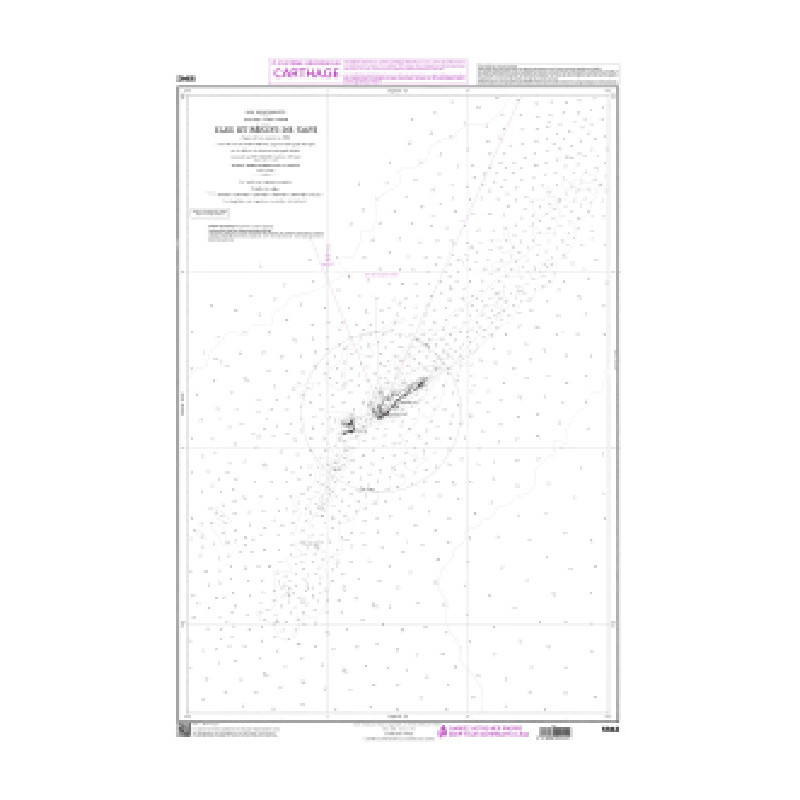 Shom Raster Géotiff - 5942 - Iles et récifs de Cani