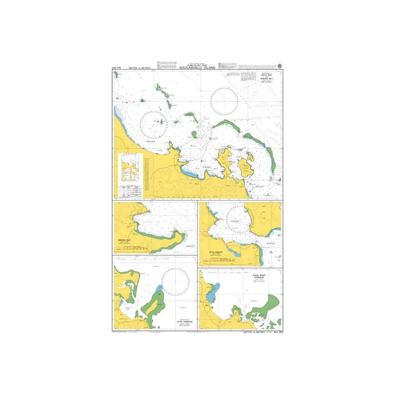 Australian Hydrographic Office - AUS683 - Plans on East Coast Bougainville Island