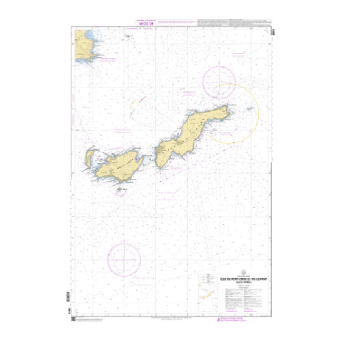 Shom Raster Géotiff - 6615 - Iles de port-Cros et de Levant (Iles d'Hyères)