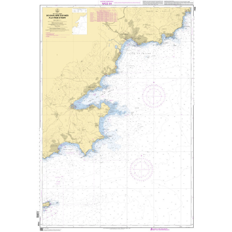 Shom Raster Géotiff - 7408 - De Cavalaire-sur-Mer à la Rade d'Agay