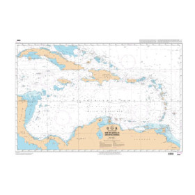 Shom Raster Géotiff - 6898 - INT 402 - (fac-similé de la carte GB 4402) - Mer des Antilles (Mer des Caraïbes)