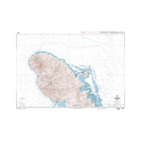 Shom Raster Géotiff - 7041 - La Martinique - Partie Nord