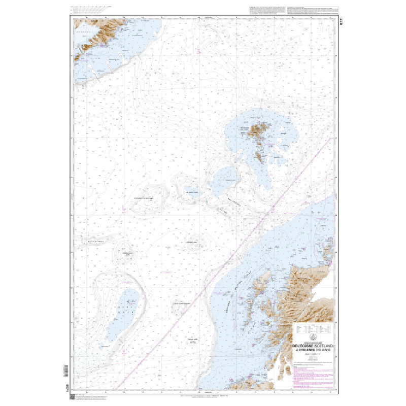 Shom Raster Géotiff - 6771 - De l'Ecosse (Scotland) à l'Islande (Island)