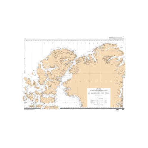 Shom Raster Géotiff - 6013 - De Lancaster Sound à la terre de peary et à Nugssuak - Les passages de Nord-Ouest