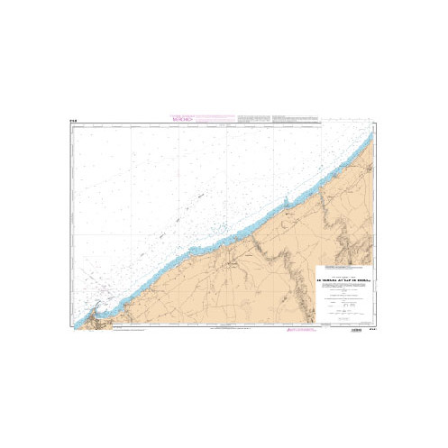 Shom Raster Géotiff - 6143 - De Temara au Cap de Fédala