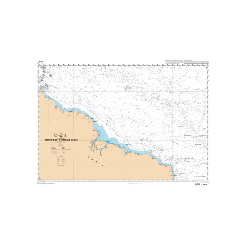 Shom Raster Géotiff - 6814 - Côte Nord-Est d'Amérique de Sud