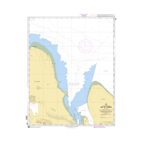 Shom Raster Geotiff - 7337 (fac-similé de la carte BR 110) - Baie de l'Oyapok