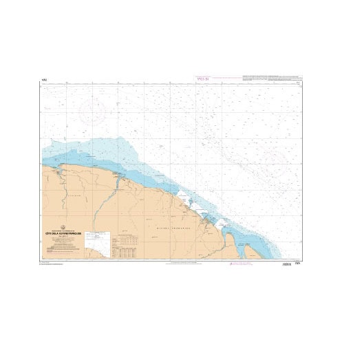 Shom Raster Geotiff - 7374 - Côte de la Guyane française