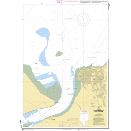 Shom Raster Géotiff - 7377 - Ports du Larivot et de Cayenne